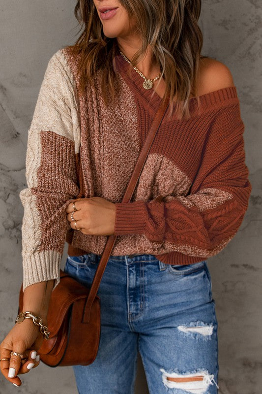 Cinnamon deals colored sweater
